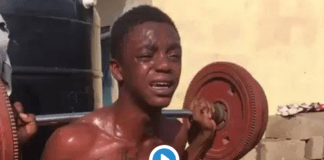 Video of a young man, who was caught red-handed for stealing in Teshie in Ghana went viral