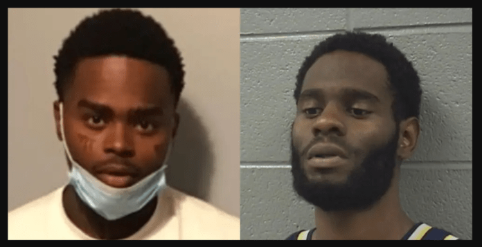 Jahquez Scott (left) got out of jail after changing places with Quintin Henderson (right). Cook County Sheriff's Office
