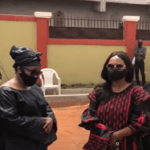 Nana Ama McBrown and Christiana Awuni were at the late Bernard Nyarko's home in Lakeside Ashaley Botwe for his one week memorial