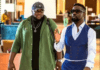 L-R: Angel Town and Sarkodie
