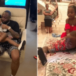 Davido and his daughter, Imade