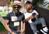 File Photo: Jim Iyke and his son, Harvis Chidubem
