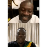 f Oppong Nkrumah interacting with Stonebwoy live on Instagram