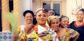 Obaapa Christy shows off family