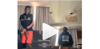 Stonebwoy dances with his wife on Instagram