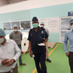 Coronavirus: Baatsona police outfit tours companies to inspect safety measures