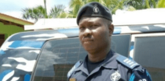 Police Inspector identified as Duut Azumah with Operation Vanguard