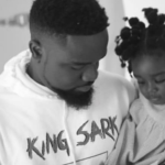 Sarkodie and his daughter, Titi