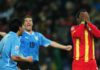 Asamoah Gyan missed a late penalty against Uruguay during 2010 World Cup in South Africa