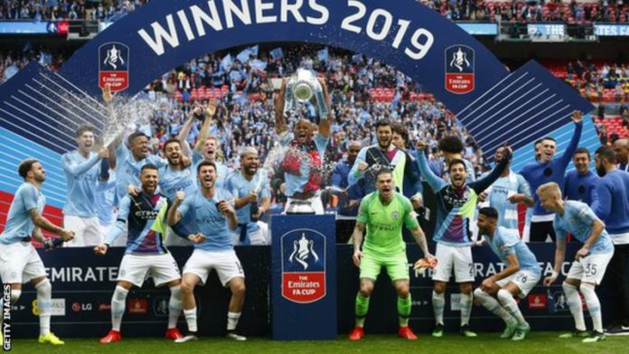 Manchester City beat Watford 6-0 in last year's FA Cup final