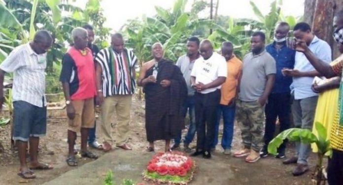 chief prays for mahama