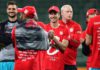 Robert Lewandowski of Bayern Munich wears a shirt and cap in celebration of securing the Bundesliga title following their victory in the Bundesliga match between SV Werder Bremen and FC Bayern Muenchen Image credit: Getty Images