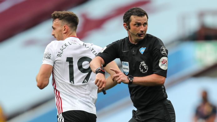 Michael Oliver was centre of attention for the wrong reasons Image credit: Getty Images