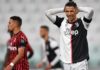 Cristiano Ronaldo of Juventus reacts during the Coppa Italia Semi-Final Second Leg match between Juventus and AC Milan at Allianz Stadium on June 12, 2020 in Turin, Italy Image credit: Getty Images