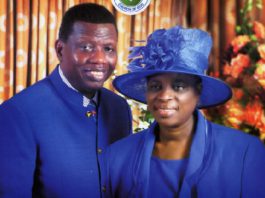Pastor Adeboye and wife Foluke