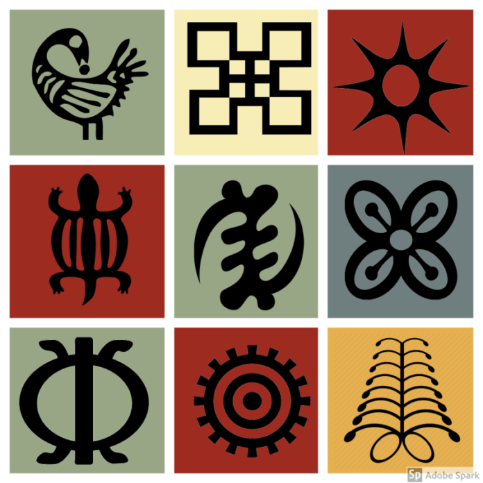 Akofena Adinkra Symbols & Meanings
