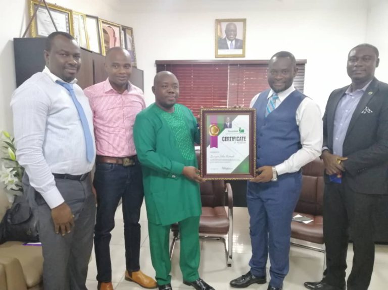 John Kumah honoured for being Most Outstanding Integrity CEO