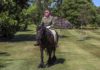 queen elizabeth rides horse