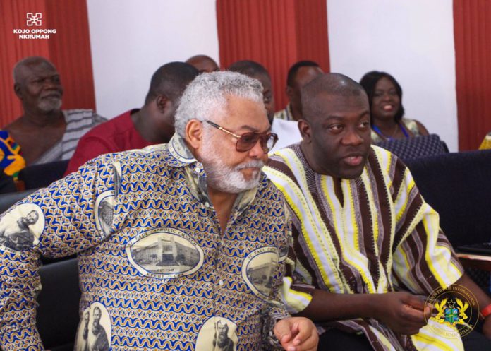 Rawlings and Kojo Oppong Nkrumah