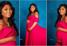 pregnant regina daniels