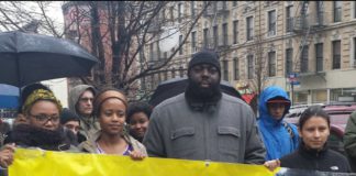 Rashad McCrorey joins others in 2014 Black Lives Matter Protest