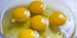 raw eggs