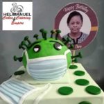 coronavirus cake