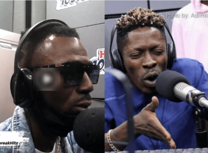 Shatta Wale clashes with SM Militant, Joint 77 at Hitz FM