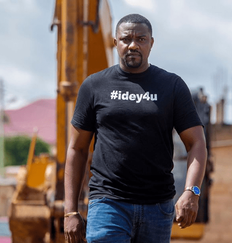 John Dumelo dredges big gutter that causes flood at West Legon 