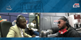 Andy Dosty interviews Mr Drew on Daybreak Hitz on Hitz 103.9 FM.