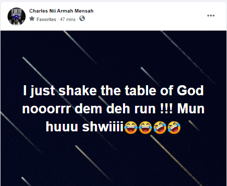 Earth Tremor: Shatta Wale’s message to Ghanaians