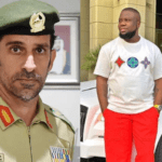 L-R: Dubai’s Police’s Commander-in-Chief, Abdullah Khalifa Al Marri & Hushpuppi