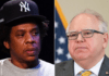 Jay-Z and Gov. Tim Walz