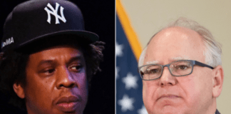 Jay-Z and Gov. Tim Walz