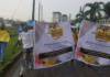 Some group of Nigerians took the streets of Lagos to protest the killing of George Floyd
