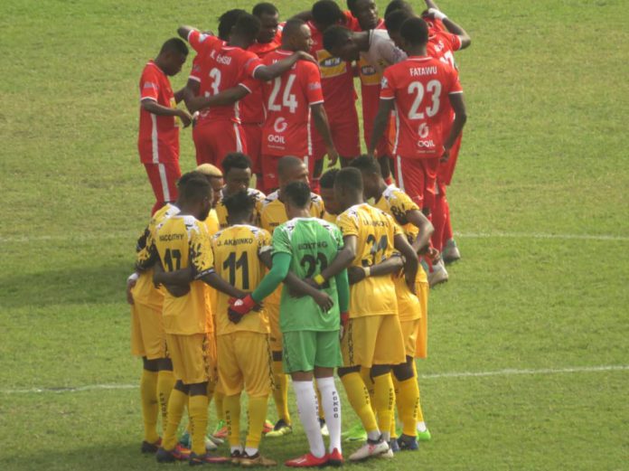 Ashgold v Kotoko during Normalization Committee competition