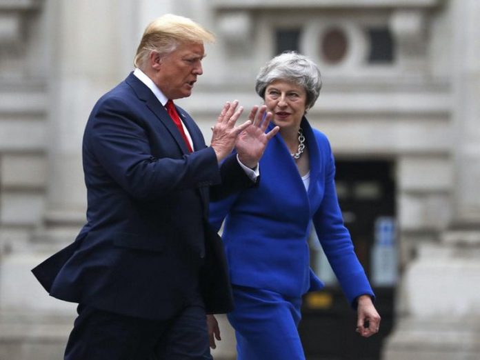 Trump and Theresa May