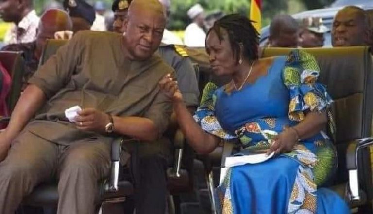 John Mahama and Prof Jane Naana Opoku Agyemang