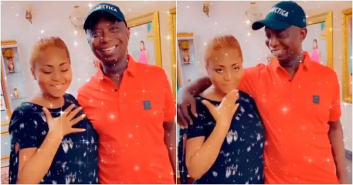 Regina Daniels and husband