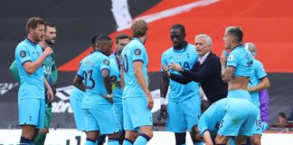 Jose Mourinho of Tottenham Hotspur shouts at his players during the Premier League match between AFC Bournemouth and Tottenham Hotspur at Vitality Stadium Image credit: Getty Images