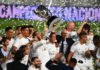 Real Madrid celebrate their title win Image credit: Getty Images