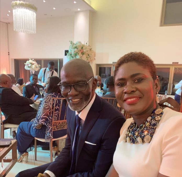 Gabby Asare Otchere-Darko and wife