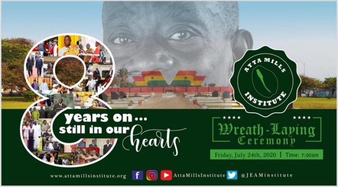 8th anniversary of the death of John Evans Atta Mills