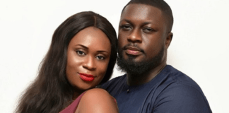 Bibi Bright and her husband, Akwasi Boateng