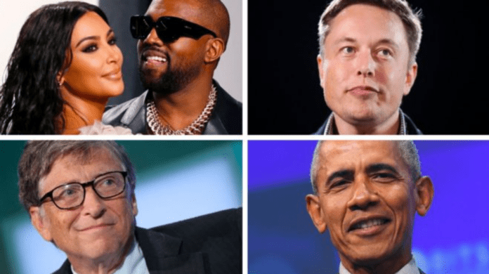 Kim Kardashian West, Kanye West, Elon Musk, Bill Gates and Barack Obama were all 'hacked'