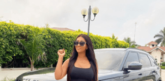 Hajia4real shows off her Range Rover