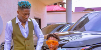 Shatta Wale and his son Majesty