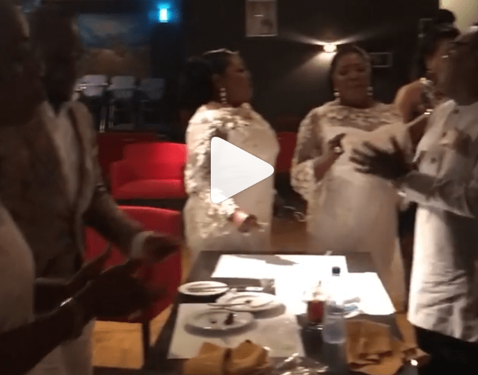 Gospel Trio Daughters of Glorious Jesus dine together with Tagoe Sisters on their 55th birthday