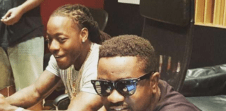 Sarkodie and Ace Hood in the studio in 2015
