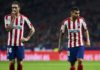 Atletico say both Sime Vrsaljko (left) and Angel Correa are asymptomatic